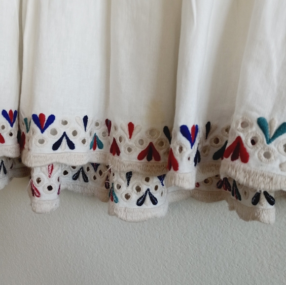 Sea New York Alicia Embroidery Flutter Sleeve Top XS - Picture 8 of 14